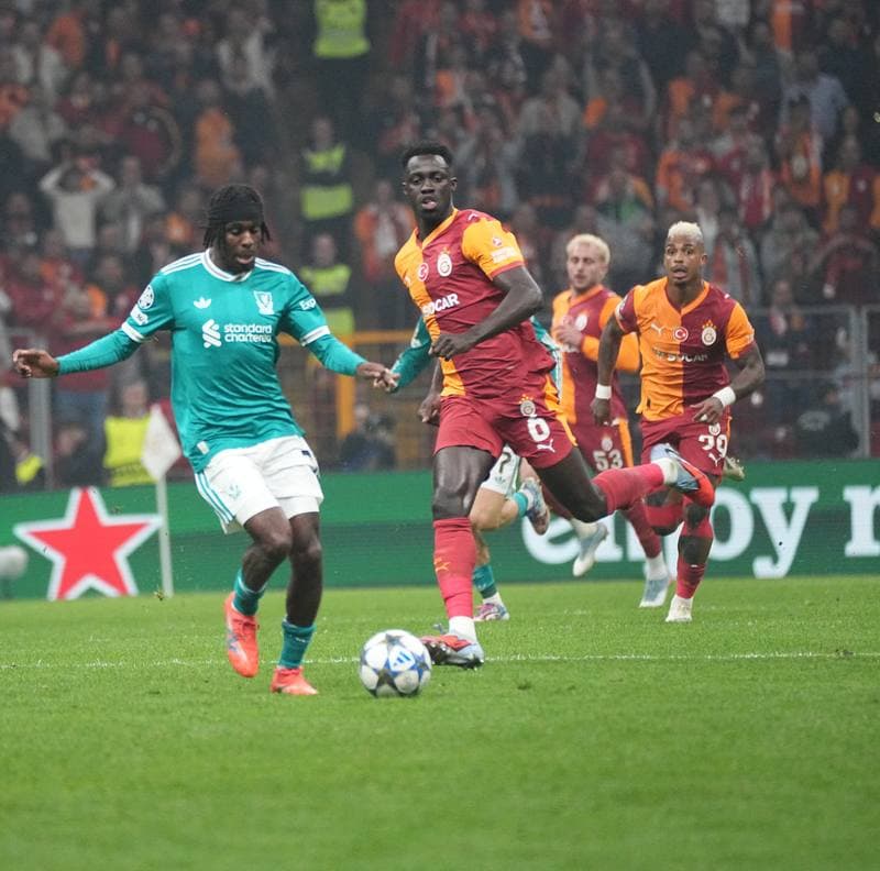 Football. UEFA Champions League. Galatasaray - Liverpool. 30.09.2025