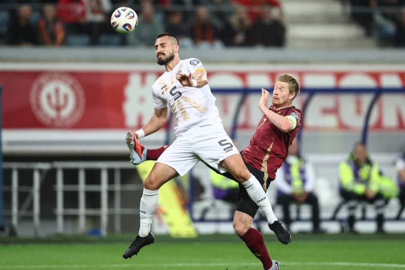 Football. FIFA World Cup Qualifiers. Belgium - North Macedonia. 10.10.2025
