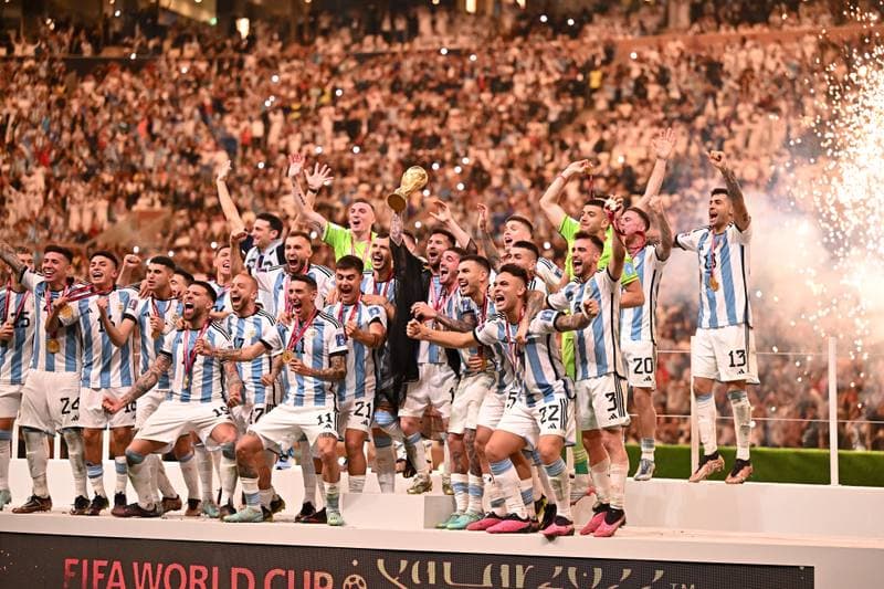 Football. FIFA World Cup. Argentina - France. 18.12.2022