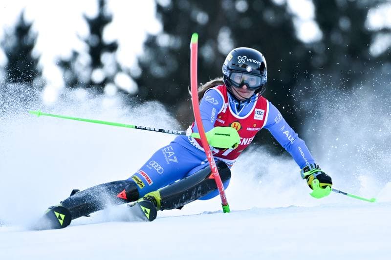 Alpine Skiing. Audi FIS World Cup. Women's Slalom. 04.01.2026