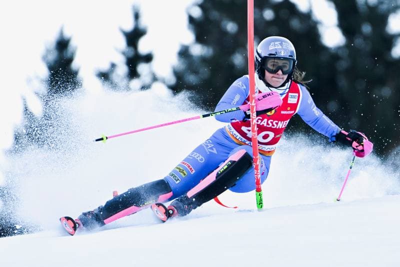 Alpine Skiing. Audi FIS World Cup. Women's Slalom. 04.01.2026