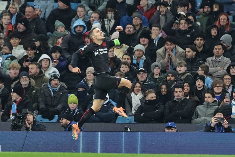 Football. UEFA Champions League. Manchester City - Bayer 04 Leverkusen. 25.11.2025