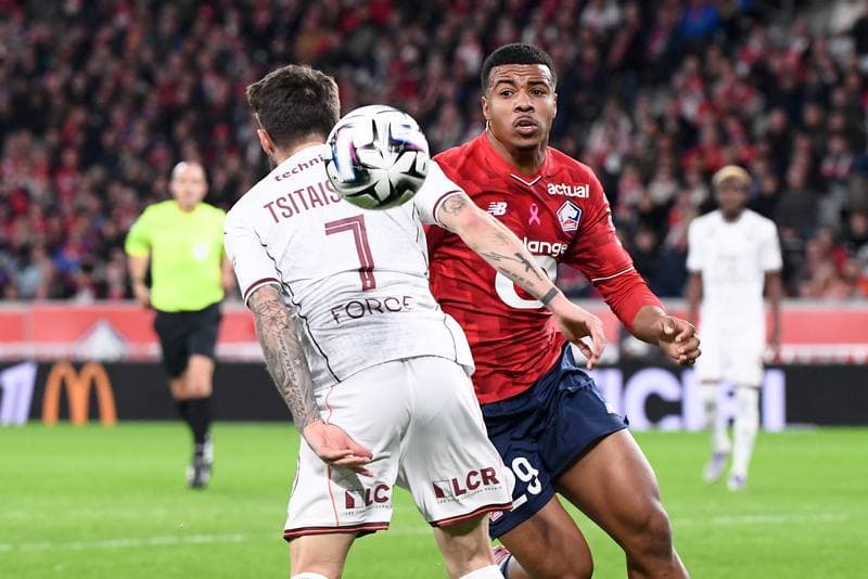 Football. Ligue 1 McDonald's. LOSC Lille - FC Metz. 26.10.2025