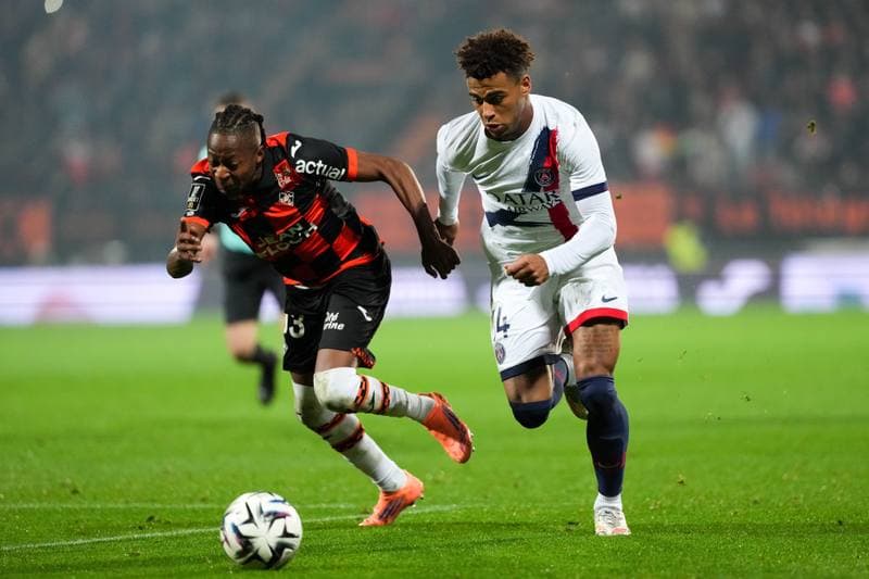 Football. Ligue 1. FC Lorient - Paris Saint-Germain. 29.10.2025