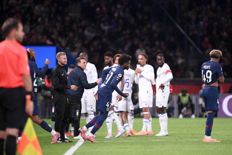 Football. Ligue 1. Paris Saint-Germain - AJ Auxerre. 27.09.2025