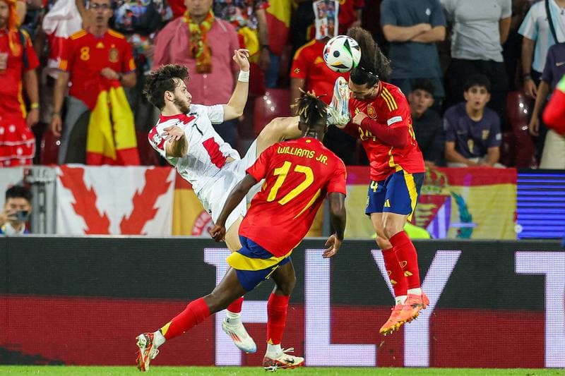Football. UEFA EURO 2024. Spain - Georgia. 30.06.2024