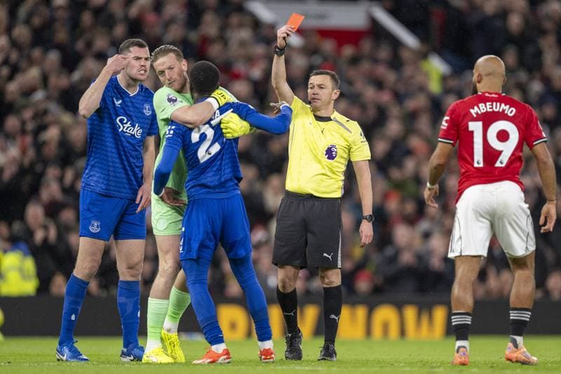 Football. Premier League. Manchester United - Everton. 24.11.2025