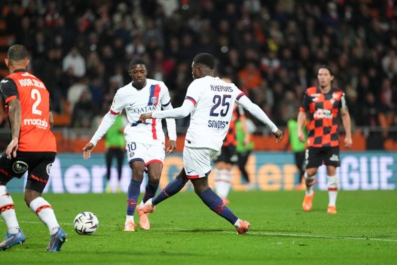 Football. Ligue 1. FC Lorient - Paris Saint-Germain. 29.10.2025