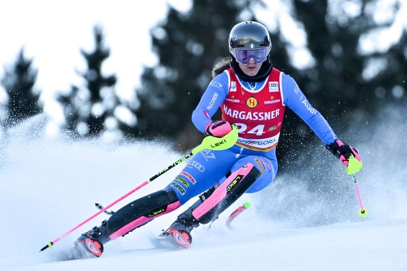 Alpine Skiing. Audi FIS World Cup. Women's Slalom. 04.01.2026