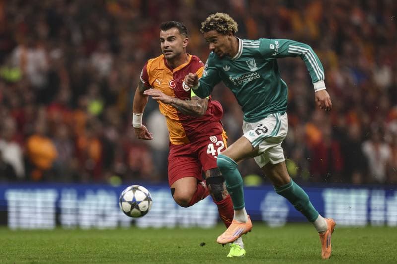 Football. UEFA Champions League. Galatasaray - Liverpool. 30.09.2025