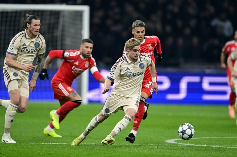 Football. UEFA Champions League. AFC Ajax - SL Benfica. 25.11.2025