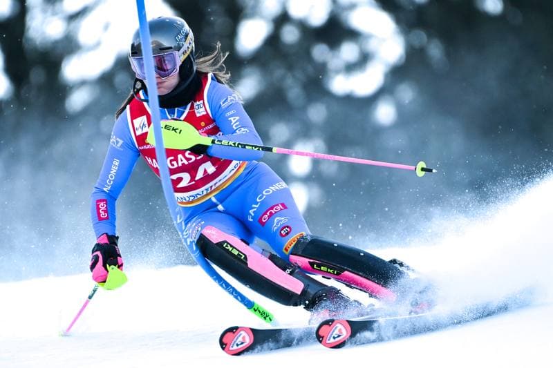 Alpine Skiing. Audi FIS World Cup. Women's Slalom. 04.01.2026