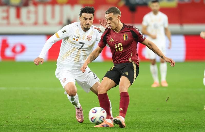 Football. FIFA World Cup Qualifiers. Belgium - North Macedonia. 10.10.2025