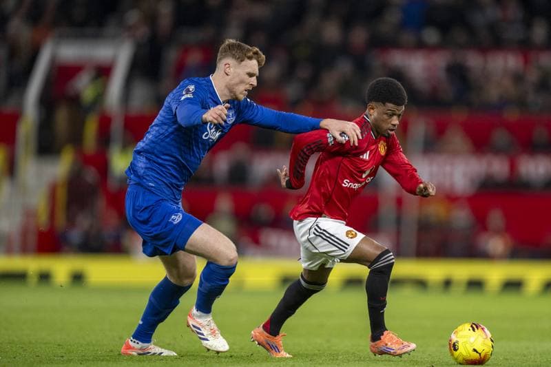 Football. Premier League. Manchester United - Everton. 24.11.2025