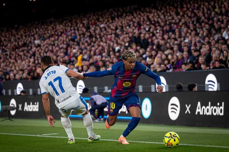 Football. La Liga. FC Barcelona - Deportivo Alaves. 29.11.2025