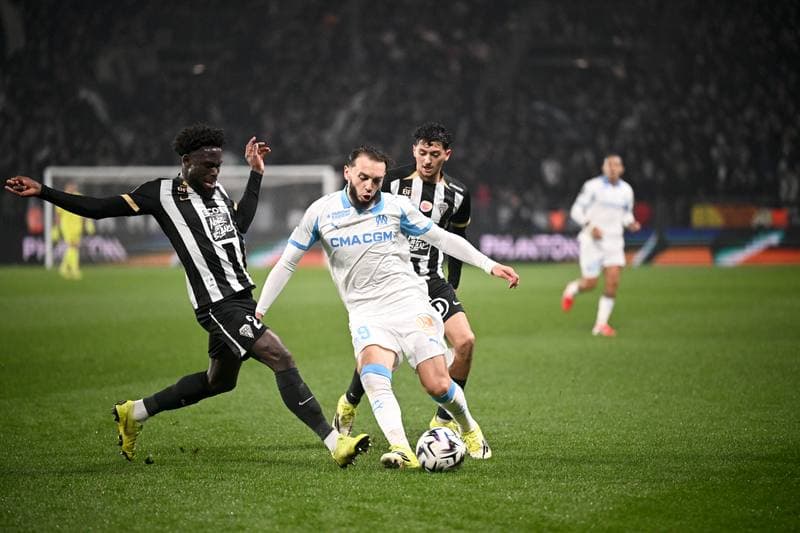 Football. Ligue 1 McDonald's. Angers SCO - Olympique de Marseille. 17.01.2026