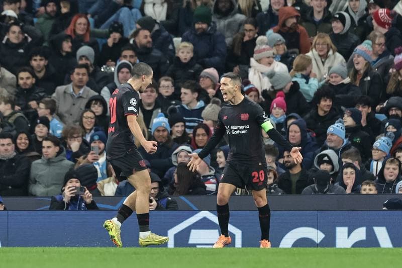 Football. UEFA Champions League. Manchester City - Bayer 04 Leverkusen. 25.11.2025