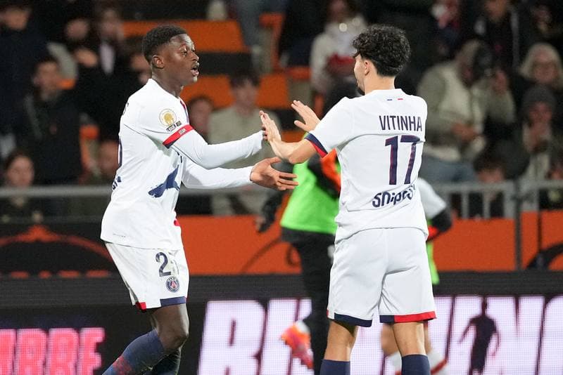 Football. Ligue 1. FC Lorient - Paris Saint-Germain. 29.10.2025
