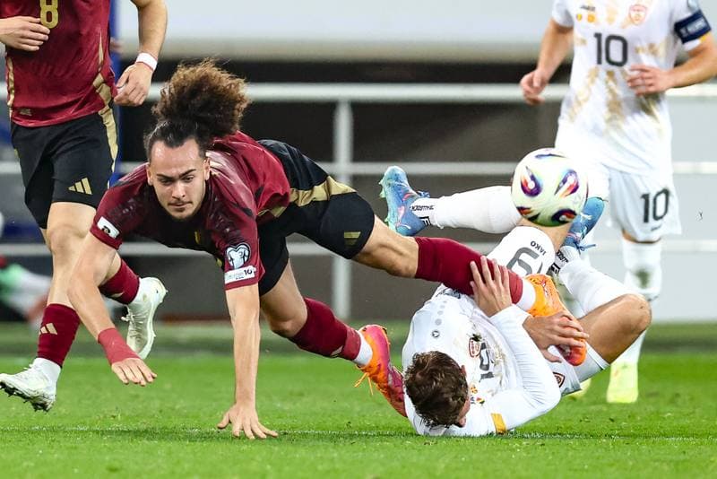 Football. FIFA World Cup Qualifiers. Belgium - North Macedonia. 10.10.2025