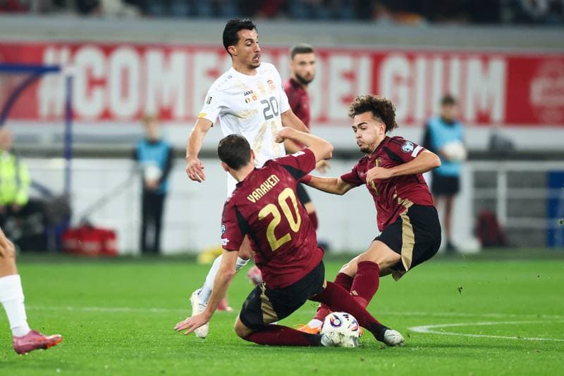 Football. FIFA World Cup Qualifiers. Belgium - North Macedonia. 10.10.2025