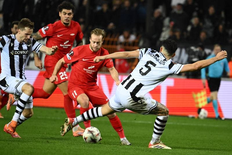 Football. Europa League. PAOK - Brann. 27.11.2025