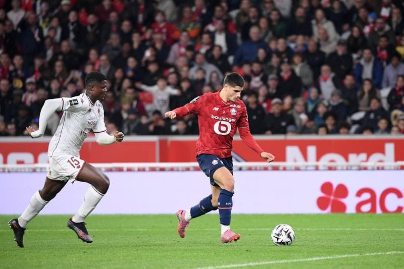 Football. Ligue 1 McDonald's. LOSC Lille - FC Metz. 26.10.2025