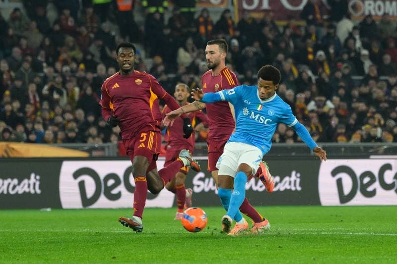 Football. Serie A. AS Roma - SSC Napoli. 30.11.2025