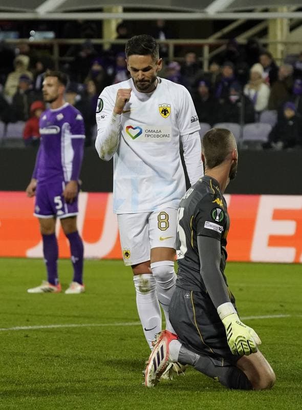 Football. UEFA Europa Conference League. Fiorentina - AEK Athens. 27.11.2025