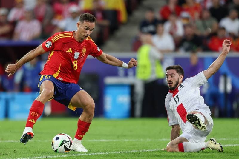 Football. UEFA EURO 2024. Spain - Georgia. 30.06.2024