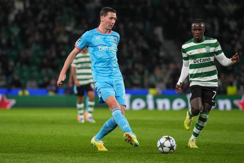 Football. UEFA Champions League. Sporting CP - Club Brugge. 26.11.2025