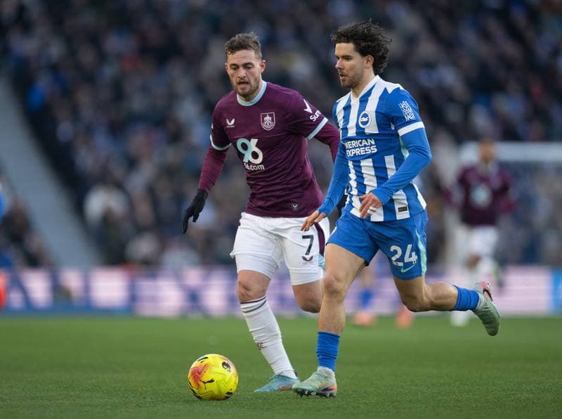 Football. Premier League. Brighton and Hove Albion - Burnley. 03.01.2026