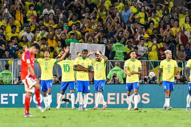 Football. FIFA World Cup Qualifiers. Brazil - Chile. 04.09.2025