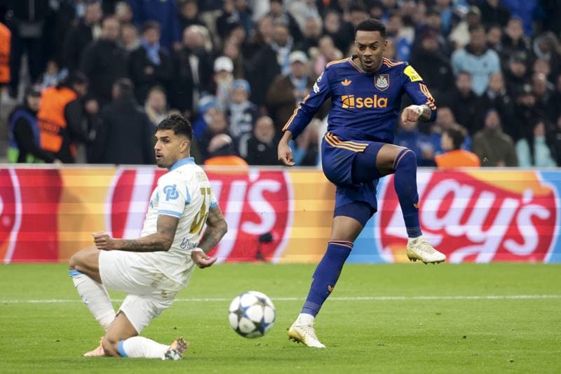 Football. UEFA Champions League. Olympique de Marseille - Newcastle United. 25.11.2025
