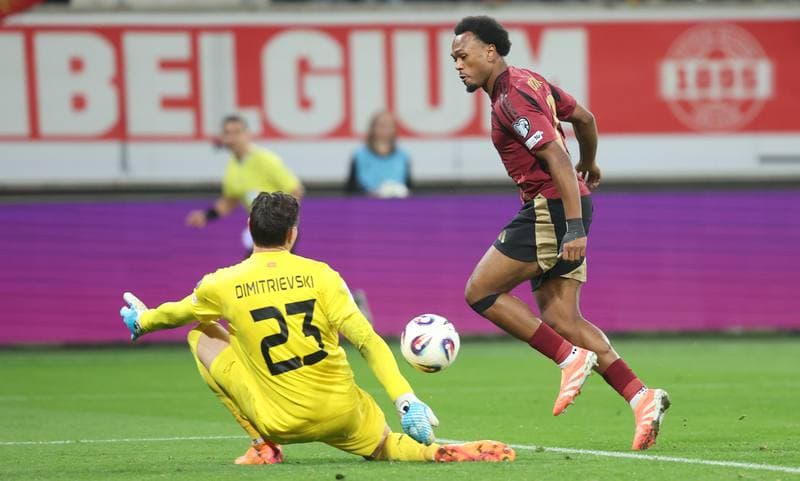 Football. FIFA World Cup Qualifiers. Belgium - North Macedonia. 10.10.2025