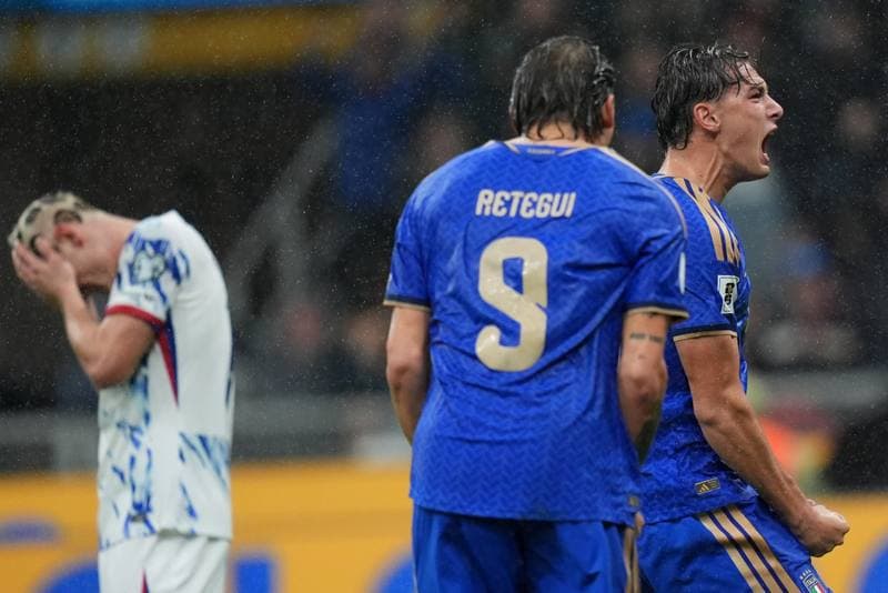 Football. FIFA World Cup Qualifiers. Italy - Norway. 16.11.2025