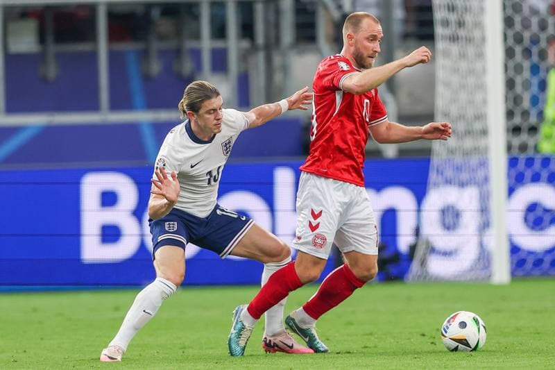 Football. UEFA EURO 2024. Denmark - England. 20.06.2024