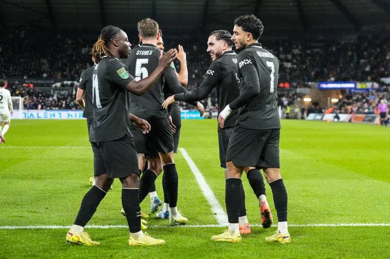 Football. Carabao Cup. Swansea City - Manchester City. 29.10.2025