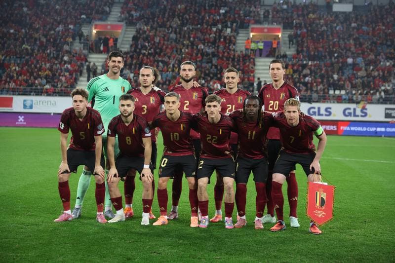 Football. FIFA World Cup Qualifiers. Belgium - North Macedonia. 10.10.2025