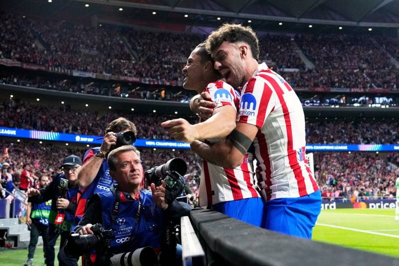 Football. UEFA Champions League. Atletico de Madrid - Eintracht Frankfurt. 30.09.2025