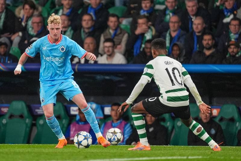 Football. UEFA Champions League. Sporting CP - Club Brugge. 26.11.2025