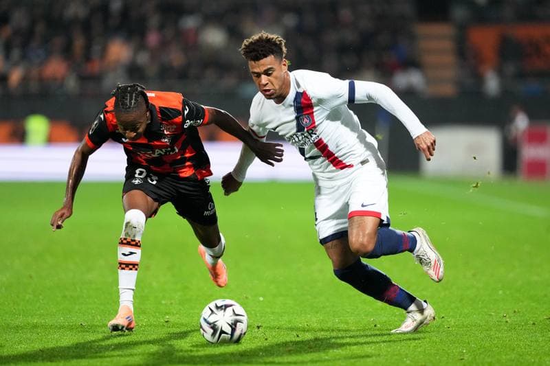 Football. Ligue 1. FC Lorient - Paris Saint-Germain. 29.10.2025