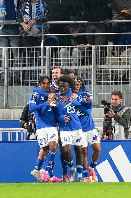 Football. Ligue 1. RC Strasbourg Alsace - Olympique de Marseille. 26.09.2025