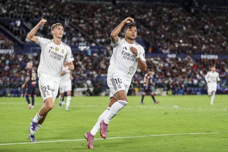 Football. La Liga. Levante - Real Madrid. 23.09.2025