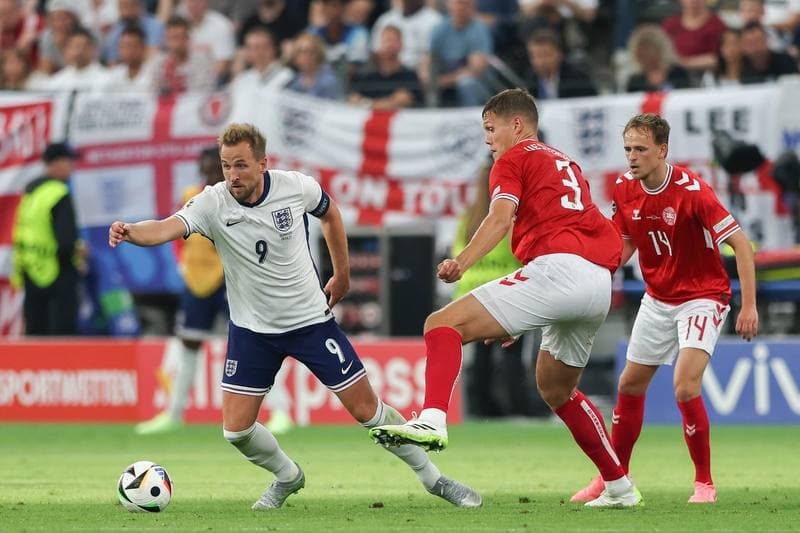 Football. UEFA EURO 2024. Denmark - England. 20.06.2024