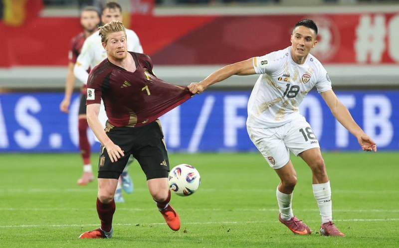 Football. FIFA World Cup Qualifiers. Belgium - North Macedonia. 10.10.2025