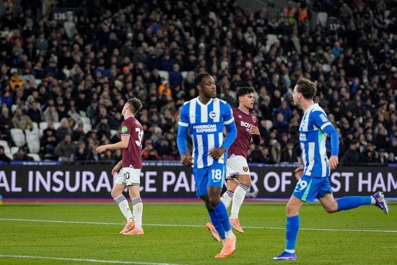 Football. Premier League. West Ham United - Brighton & Hove Albion. 30.12.2025