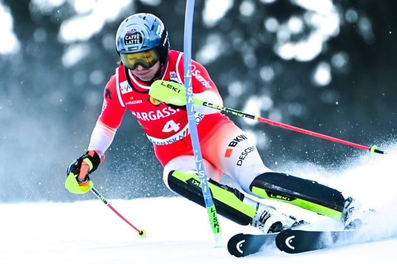 Alpine Skiing. Audi FIS World Cup. Women's Slalom. 04.01.2026
