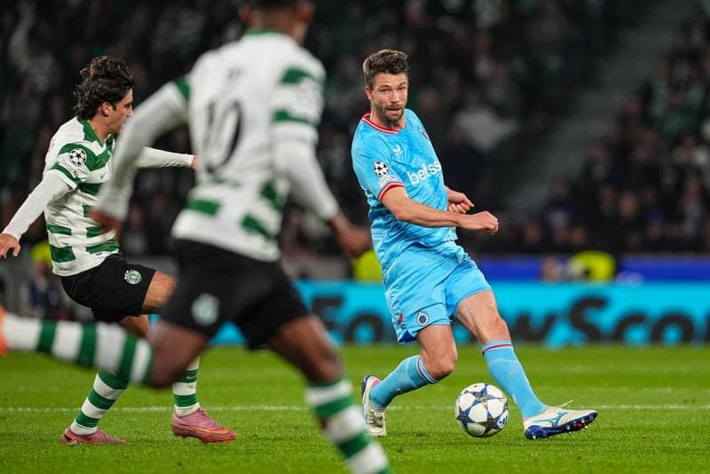 Football. UEFA Champions League. Sporting CP - Club Brugge. 26.11.2025