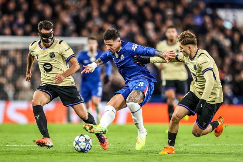Football. UEFA Champions League. Chelsea - Barcelona. 25.11.2025