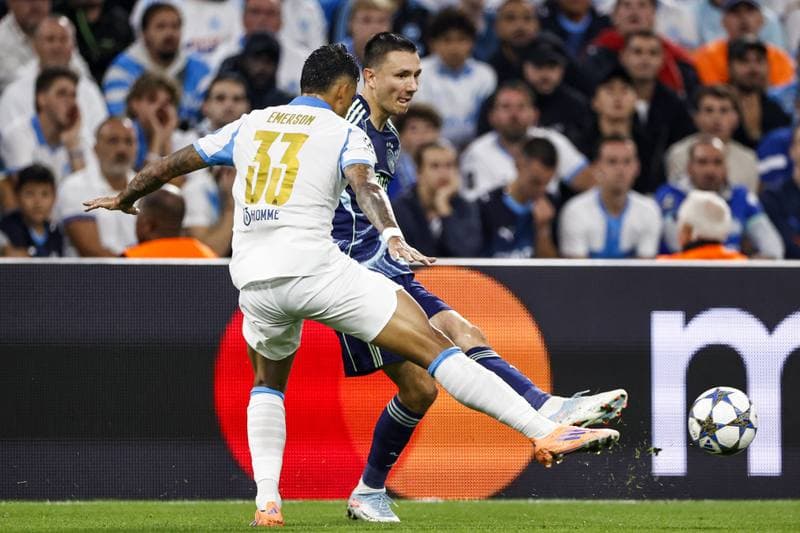 Football. UEFA Champions League. Olympique Marseille - Ajax. 30.09.2025
